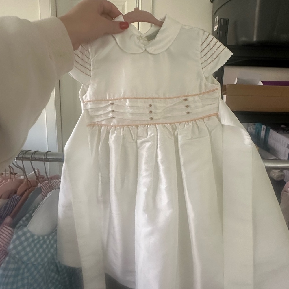 Elegant White Kids Dress